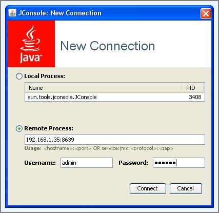 Connecting to Remote Process with JConsole