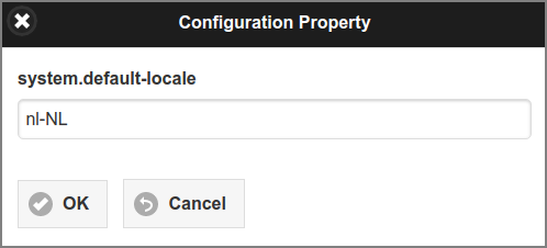 Admin Web App: Configuration Property - Edit