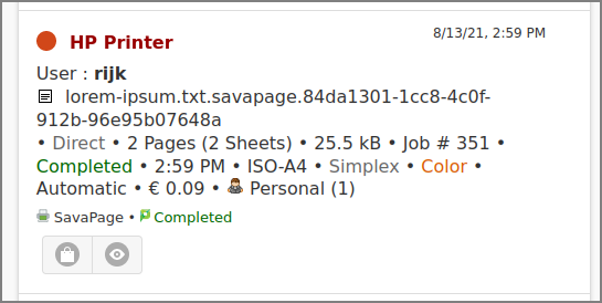 Admin Web App: Document - Proxy Print PaperCut Costs