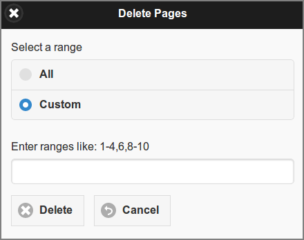 User Web App: Delete SafePages