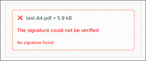 PDF/PGP Verification - Signature not found